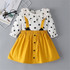 Baby Girls Long Sleeve Polka Dot Romper & Skirt