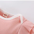 Baby Girls Long Sleeve Romper & Floral Pants & Headband Wholesale Baby