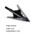 6pcs Arrow Broadheads 100gn-125gn Arrows Tips for Archery Hunting Compound Bow and Crossbows and Recoil Arrow Heads