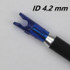12pcs Arrow Pin Nocks Size L Arrow Nock +Aluminum Pin  For ID 4.2 mm 6.2 mm Carbon Arrow Shaft DIY Archery Accessories