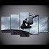 5 Piece Canvas Art HD Printed Vintage Skateboard Painting Black Classical Wall Pictures Living Room