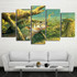 HD Printed 5 Piece Canvas Painting Ocean Fish Wall Art Kids Print Wall Pictures Living Room