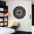 Vinyl Mandala Flower Wall Stickers Decoration Meditation Yoga Wall Art Decal Mendhi Lotus Flower