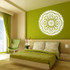 Vinyl Mandala Flower Wall Stickers Decoration Meditation Yoga Wall Art Decal Mendhi Lotus Flower