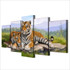 5 Piece Tiger Art Animal Poster Wall Pictures Living Room Wall Art Canvas Painting