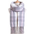Casual Plaid Cashmere Winter Women Warm Foulard >175cm Scarve Scarf