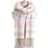 Casual Plaid Cashmere Winter Women Warm Foulard >175cm Scarve Scarf