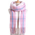 Casual Plaid Cashmere Winter Women Warm Foulard >175cm Scarve Scarf