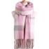 Casual Plaid Cashmere Winter Women Warm Foulard >175cm Scarve Scarf