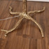 Vintage Ostrich Feather Floor Lamp