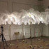 Vintage Ostrich Feather Floor Lamp