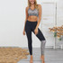 Women Sport Suit Yoga Set Gym Workout Clothes Sleeveless Fitness Crop