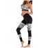 Women Sport Suit Yoga Set Gym Workout Clothes Sleeveless Fitness Crop