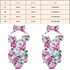 Baby & Girls Floral Clothes Jumpsuit + Headband Outfits