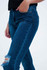 Distressed Skinny Fit Jeans in Mid Wash