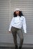 Six Rings Crewneck Sweatshirt Dream Team - White