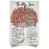 Inspirational Mom To Son Vertical Poster Posters Family Friend , Awesome Birthday Perfect Happy Birthday Gift Decor Bedroom, Living Room Print High Quality