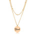 Delicate 18k Gold Plated Blessed Necklace