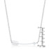 Arianna Rhodium Stainless Steel Arrow Necklace