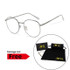 Round Computer Glasses Transparent for Women Men Blue Light Blocking