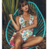 Kamelya Selin Swim Suit / White Floral