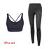 2 Pcs Yoga Set Gym Fitness Clothing Women Seamless High Waist Leggings+Sports Bra Workout Running Sports Suits Women Sport Wear