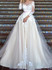 onlybridals Champagne Wedding Dress  Appliques Lace Sexy See Through Back White Ivory Wedding Gown