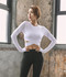 **TL  Women's Sports Wear For Fitness Women Jersey Seamless Long Sleeve Gym Woman Sport Shirt Yoga Top Female Workout Tops T-shirt