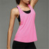 **TS Female Yoga Vest Sleeveless Backless Sport Shirt Women Running Gym Shirt Women Sport Jerseys Fitness Yoga Shirt Tank Top(no bra