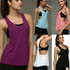 **TS Female Yoga Vest Sleeveless Backless Sport Shirt Women Running Gym Shirt Women Sport Jerseys Fitness Yoga Shirt Tank Top(no bra
