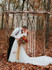 onlybridals Long Sleeve V neck Lace Tulle Boho Wedding Gowns wedding Dress