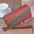 Wristband Phone Purses Women Wallets Splice Female Purse Leather Ladies Long