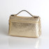 Fashion Crocodile Embossed Leather Women Clutch Make Up Bag Handbags
