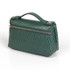 Fashion Crocodile Embossed Leather Women Clutch Make Up Bag Handbags