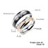Fashion Wedding Rings for Men/Women CZ Couple Ring