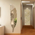 Feather Plume 3D Mirror Wall Sticker for Living Room Art Vinyl Decal Acrylic Sticker Mural Wall Decoration