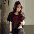 Women Sexy Mesh Yoga Quick Dry Sport T-Shirt Sportwear