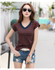 Striped Tshirt V-Neck T Shirt Women Printed T-Shirt Tee Shirt Femme Summer Tops