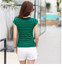 Striped Tshirt V-Neck T Shirt Women Printed T-Shirt Tee Shirt Femme Summer Tops