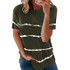 Fashion Women's T-Shirt New Oversized T Shirt Women Striped T-Shirt