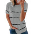 Fashion Women's T-Shirt New Oversized T Shirt Women Striped T-Shirt