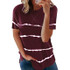 Fashion Women's T-Shirt New Oversized T Shirt Women Striped T-Shirt