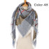 New Winter Knitted Scarf Cashmere Pashmina Women Warm Neck Scarves Shawls
