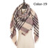 New Winter Knitted Scarf Cashmere Pashmina Women Warm Neck Scarves Shawls