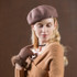 Lady Fedoras Wool Hat Girls Fashion Dome Cap Autumn