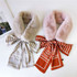 New Elegant Winter Warm Faux Rabbit Fur Collar Scarf Shawl Wrap Women Black