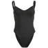 Spaghetti Strap Deep V Neck Black Sexy Bodysuit Women