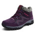 Winter Women's Snow Boots Leather Women Warm Thick Plush Snow Boots