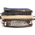 Vintage Leaf Feather Multilayer Leather Bracelet Men Fashion Braided Handmade Star Rope Wrap