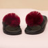 fujin furry slides for unisex women fur leather faux summer shoes indoor furry slippers flat women's sandals zapatos de mujer